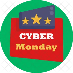 Cyber Monday Label  Icon