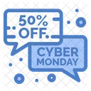 Cyber Money Discount  Icon