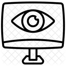 Cyber monitoring  Icon