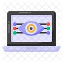 Cyber Monitoring Icon