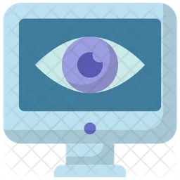 Cyber Monitoring  Icon