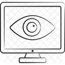 Cyber Monitoring Cyber Eye Mechanical Eye Icon