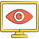 Cyber Monitoring Cyber Eye Mechanical Eye Icon