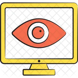 Cyber monitoring  Icon