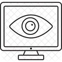 Cyber Monitoring Cyber Eye Mechanical Eye Icon