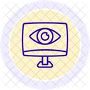 Cyber monitoring  Icon