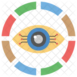 Cyber Monitoring  Icon