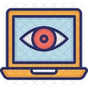 Cyber Monitoring Monitoring Eye Web Cyber Monitoring Icon