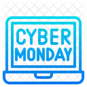 Cyber Monday Rabatt Ausverkauf Symbol