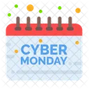 Datum des Cyber Monday  Symbol