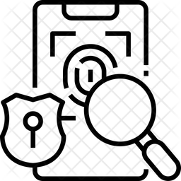 Cyber Risk Icon - Download in Line Style