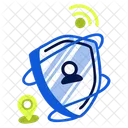 Cyber-Schutzschild  Symbol