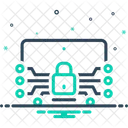 Cyber Security Cyber Lock Security Icon