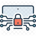 Cyber Security Cyber Lock Security Icon