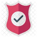 Cyber Security Protected Shield Protector Icon