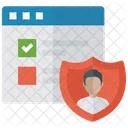 Cyber Security Cyber Protection Data Security Icon