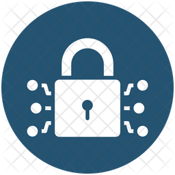 Cyber security Icon - Download in Glyph Style