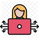 Cyber Hacker Protection Icon