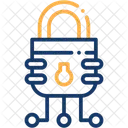 Cyber Security Padlock Protection Icon