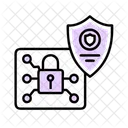 Cyber Security Data Protection Icon