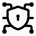 Cyber Security Shield Network Icon