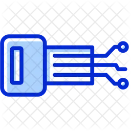 Cyber Security Key  Icon