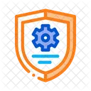 Cyber Security Setting  Icon