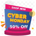 Promocao Da Cyber Monday Ícone