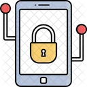 Cybersicherheit Datenschutz Mobile Sicherheit Icon