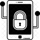 Cybersicherheit Datenschutz Mobile Sicherheit Symbol