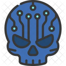 Cyber Skull  Icon