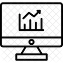 Statistiche Informatiche Posizionamento Dei Siti Statistiche Sul Traffico Icon