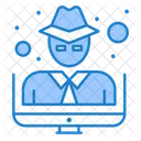 Cyber Thief Cyber Criminal Crime Icon