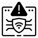 Cyber Threat Cyber Attack Security Icon