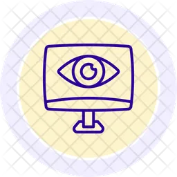 Cyber-Überwachung  Symbol