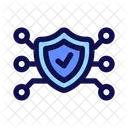 Cyber-Versicherung  Symbol