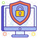 Cyberabwehr Datenschutz Cybersicherheit Icon