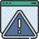 Cyber Warning  Icon