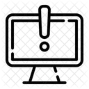 Cyber Warning  Icon