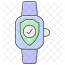 Cyber Watch Icone De Cor Linear Ícone