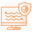 Cyber Wave Security Icon