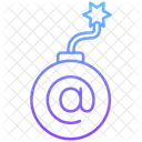 Cyber Attacke  Symbol