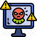 Cyber Attacke  Symbol