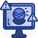 Cyber Attacke  Symbol