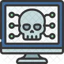 Cyber Attacke  Symbol