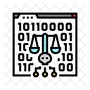 Cybercrime Law Cyberbullying Icon