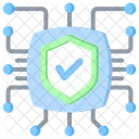 Cyberdefense Cybersecurite Bouclier Icône