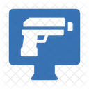 Cyberkriminalitat Hacking Monitor Symbol