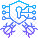 Cybermenace Cybersecurite Protection Icon