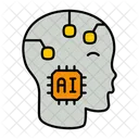 Cybernetics Artificial Intelligence Technology Icon